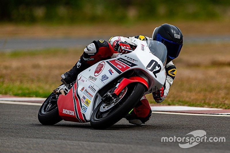 Rider shares experience of racing Honda Moto3 bike in India