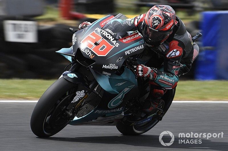 Une chute met fin au "week-end difficile" de Quartararo