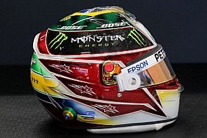 Photos - Le casque spécial de Lewis Hamilton à Interlagos