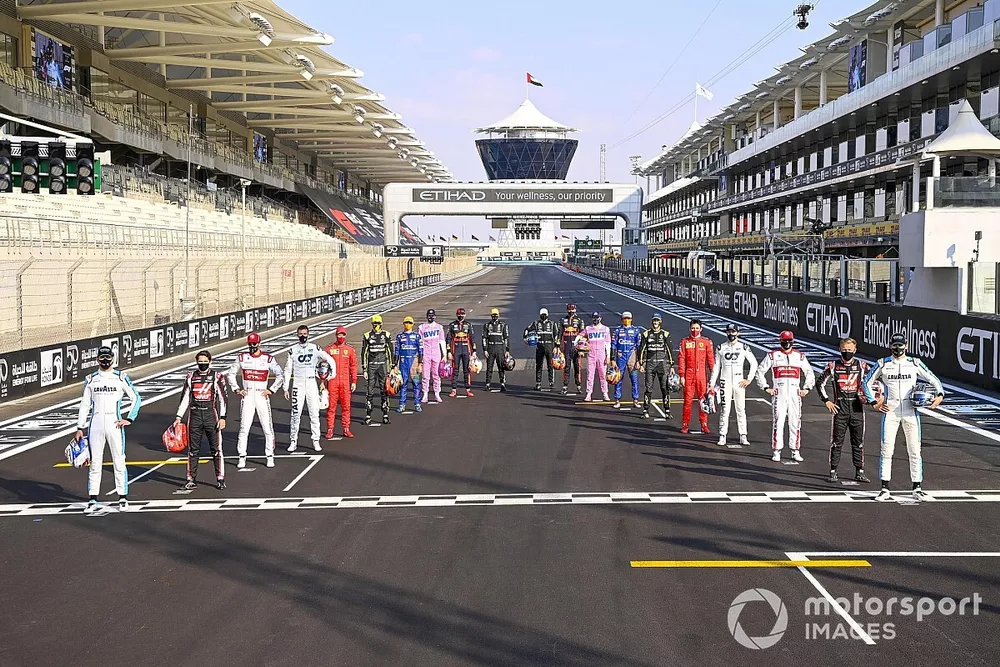 Photo de groupe des pilotes