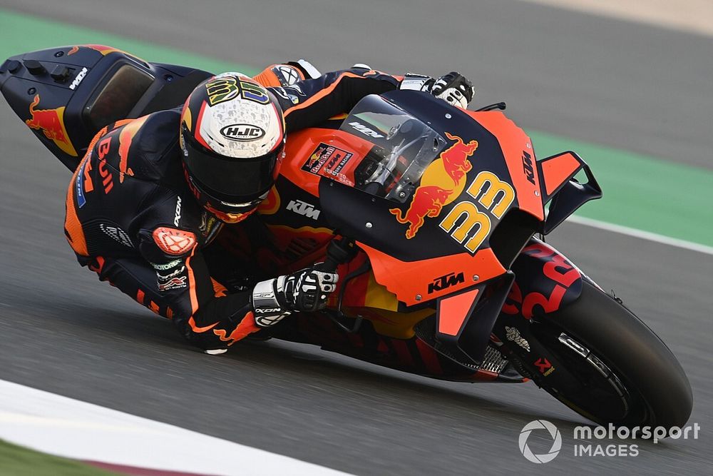 Binder, 2021 KTM motosikletiyle virajlarda ‘’zaman kaybediyor’’