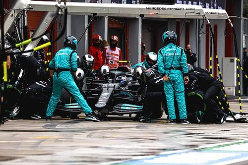Mercedes doorbreekt op Imola reeks snelste pitstops Red Bull