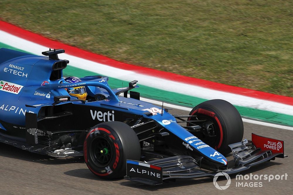 Alonso, satisfecho con las mejoras de Alpine para Imola