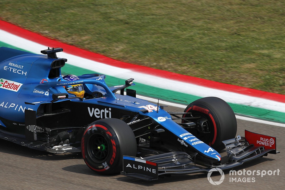 Alonso, satisfecho con las mejoras de Alpine para Imola