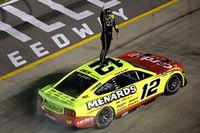 Ryan Blaney was "waiting for a yellow" on his way to Nashville win