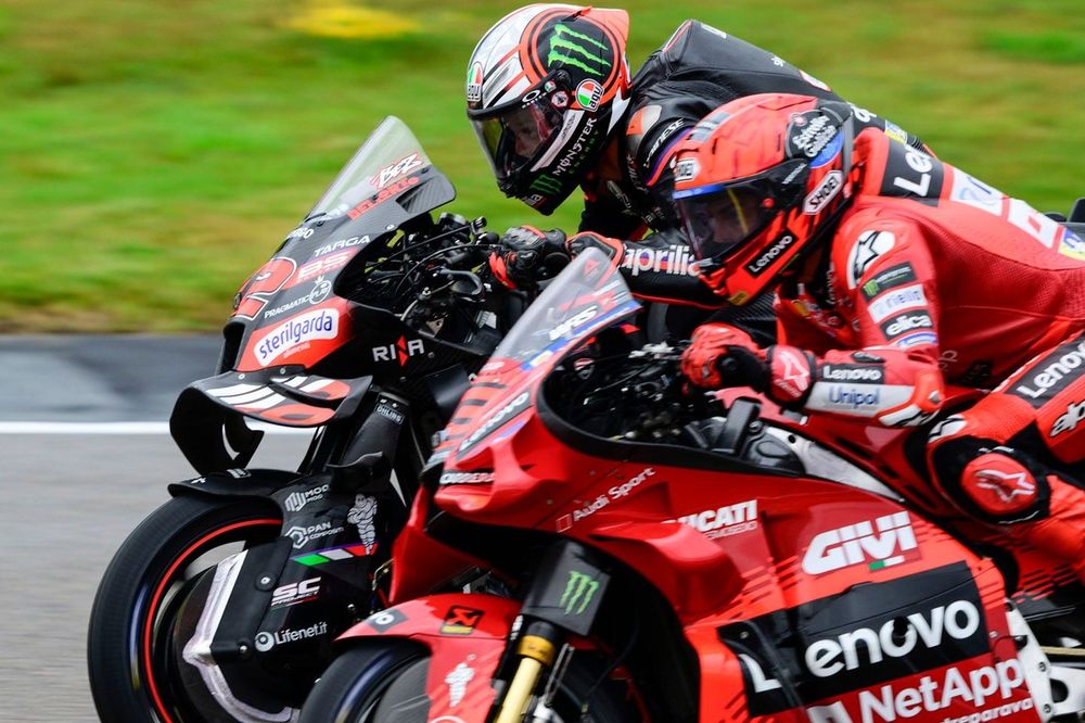 Marco Bezzecchi, Aprilia Racing, Marc Márquez, Ducati Team