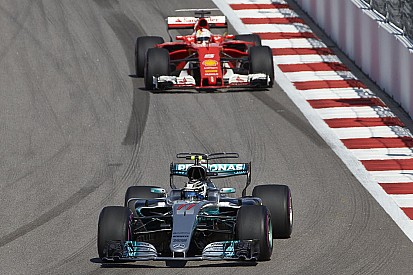 Bottas was nursing "severe" tyre damage during Russian GP