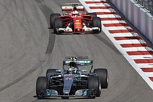 Bottas was nursing "severe" tyre damage during Russian GP