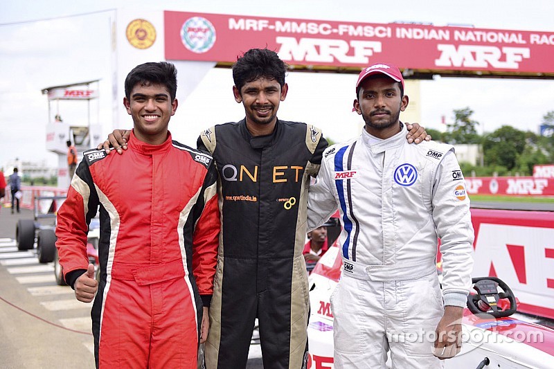 Chennai MRF F1600: Sandeep storms to Race 1 victory