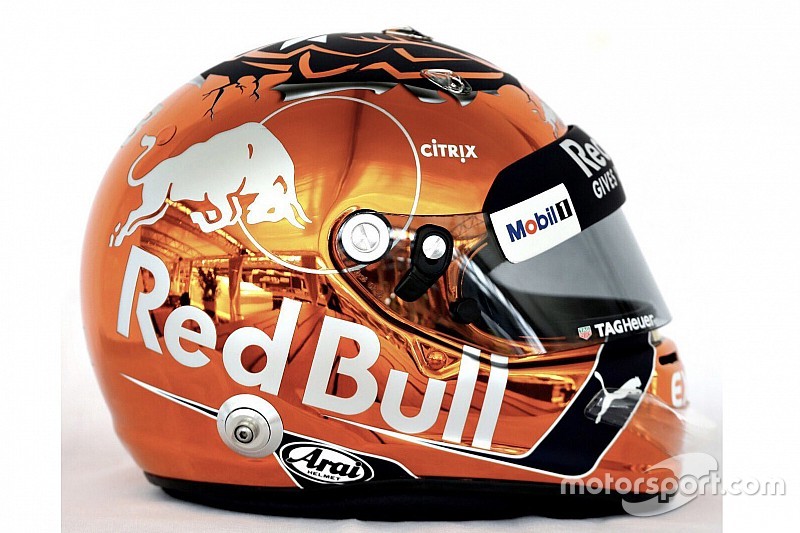 Galería: el casco especial de Max Verstappen para el GP de Bélgica
