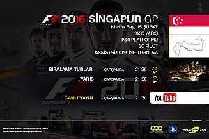 F1 2016 online turnuva: Singapur GP - Canlı Yayın