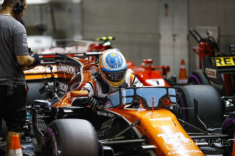 Alonso: "El podio era seguro e igual luchábamos por ganar"