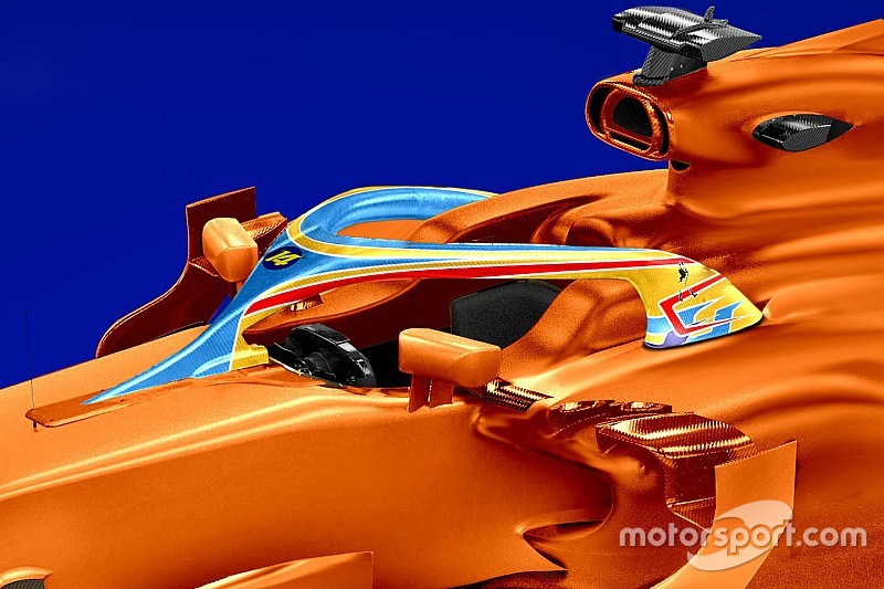 GALERI: Konsep Halo dengan corak helm pembalap F1