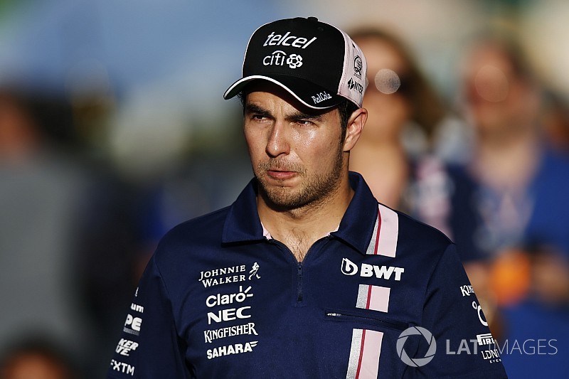 "Checo" Pérez recibió suero intravenoso