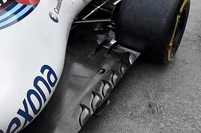 Williams: ancora modifiche sul fondo per ridurre il tyre squirt