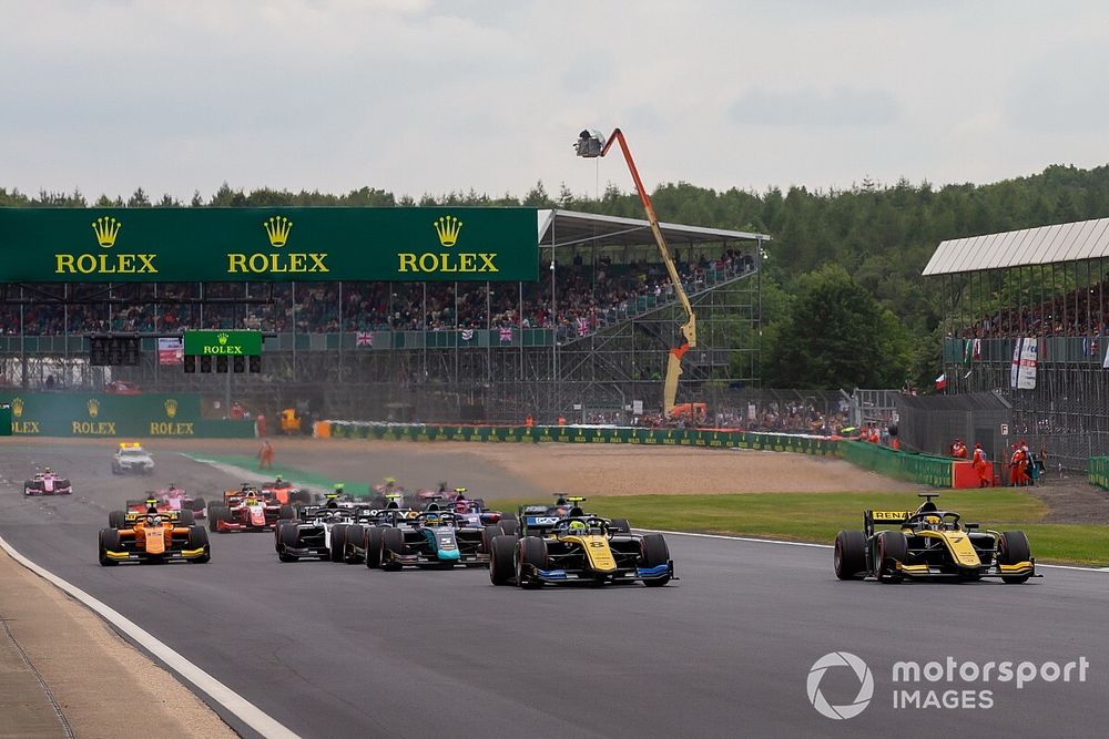 Los horarios de la F2 y la F3 en Silverstone