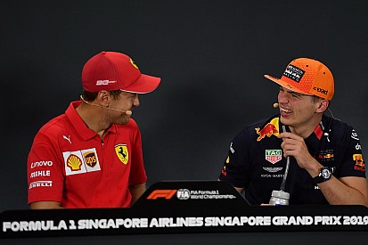 La respuesta contundente de Vettel a Verstappen en rueda de prensa