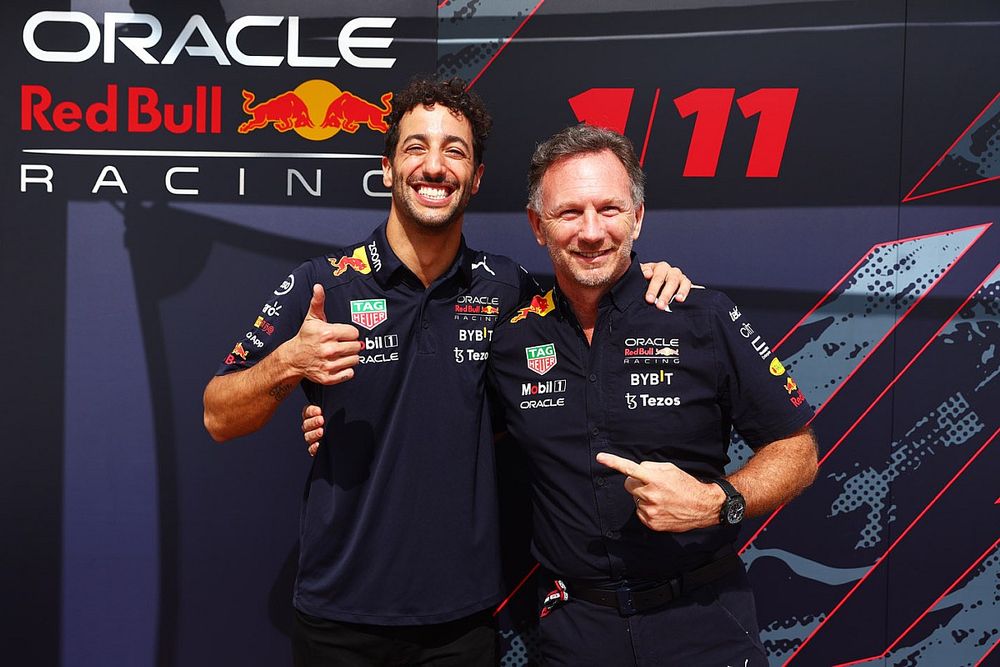 Daniel Ricciardo, Red Bull Racing, Christian Horner, Team Principal, Red Bull Racing