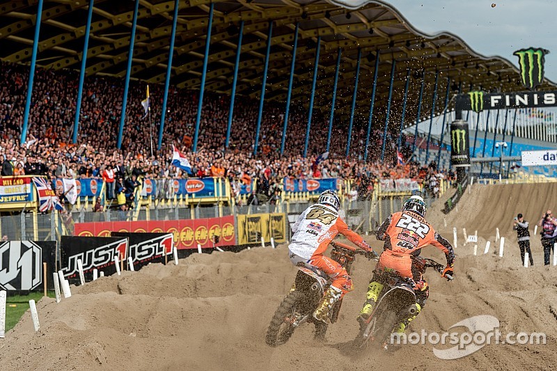 Koning Willem-Alexander te gast bij Motocross of Nations in Assen