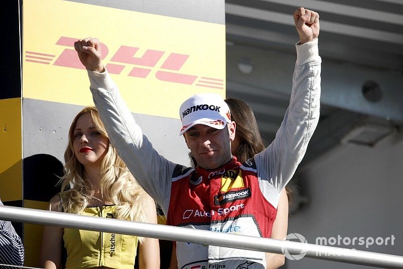 Podium: nummer twee Robin Frijns, Audi Sport Team Abt Sportsline