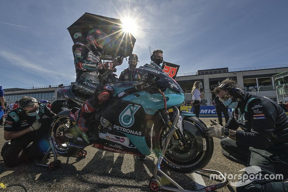 Quartararo: Michelin conferma pressione di base troppo alta