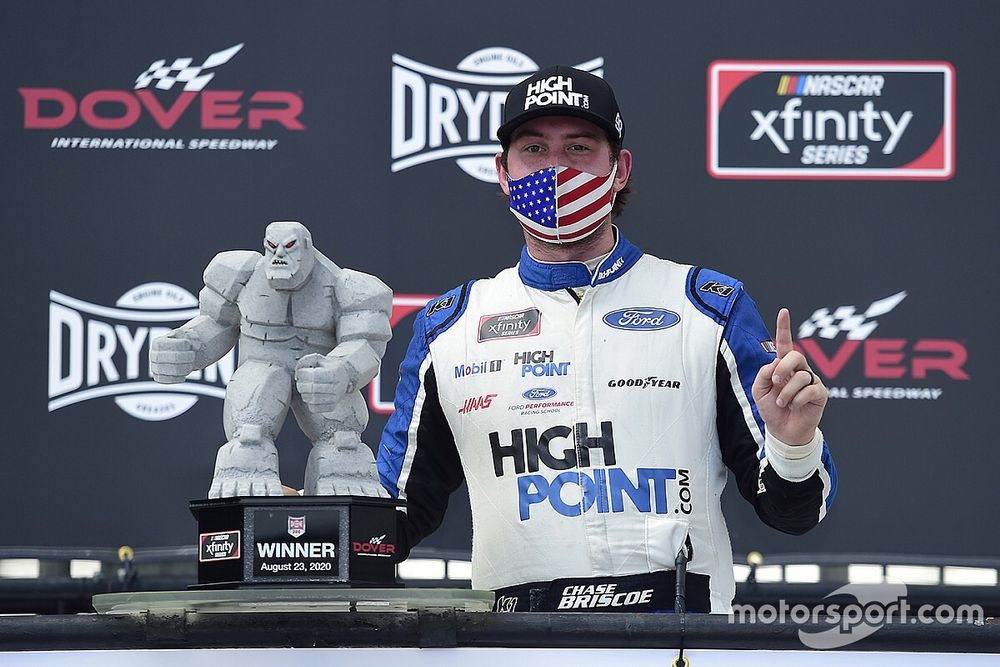 Briscoe goes worst to first to win Sunday's Dover Xfinity race