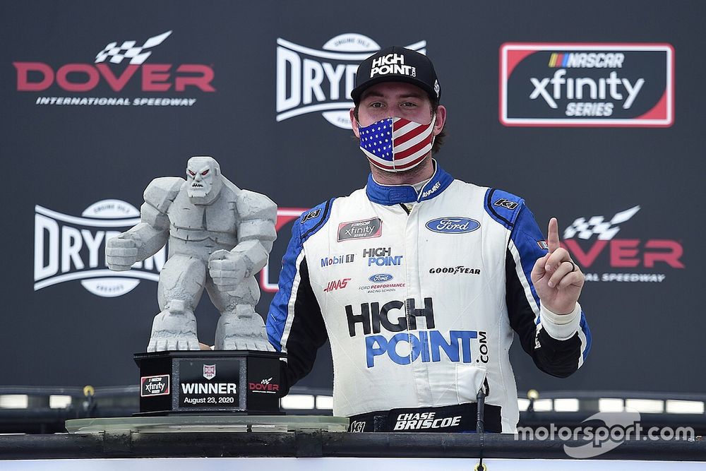 Race Winner Chase Briscoe, Stewart-Haas Racing, Ford Mustang