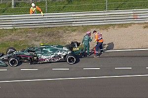Vídeo: el caos de la avería de Vettel en Zandvoort en la FP1