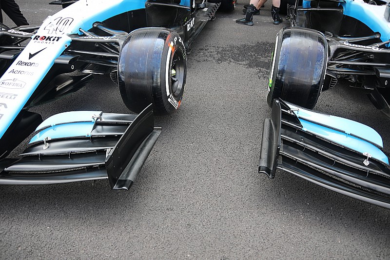 Williams: ali diverse e vecchi pezzi riciclati!