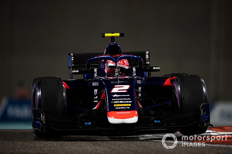 F2アブダビ・レース1:セッテ・カマラがポールトゥウイン。松下信治は2位表彰台