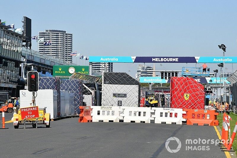 Galería: Inicia el montaje del GP de Australia