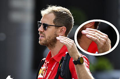 Vettel exibe aliança, após casamento depois de GP do Canadá