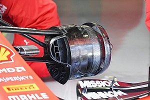 Ferrari: i cestelli dei freni sono più aperti per favorire il warm up delle gomme