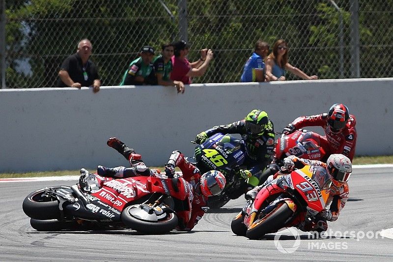 Jorge Lorenzo, Repsol Honda Team crash