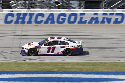 Late caution hands Denny Hamlin win in chaotic Stage 1