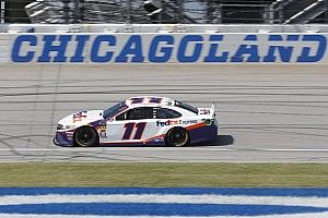 Late caution hands Denny Hamlin win in chaotic Stage 1