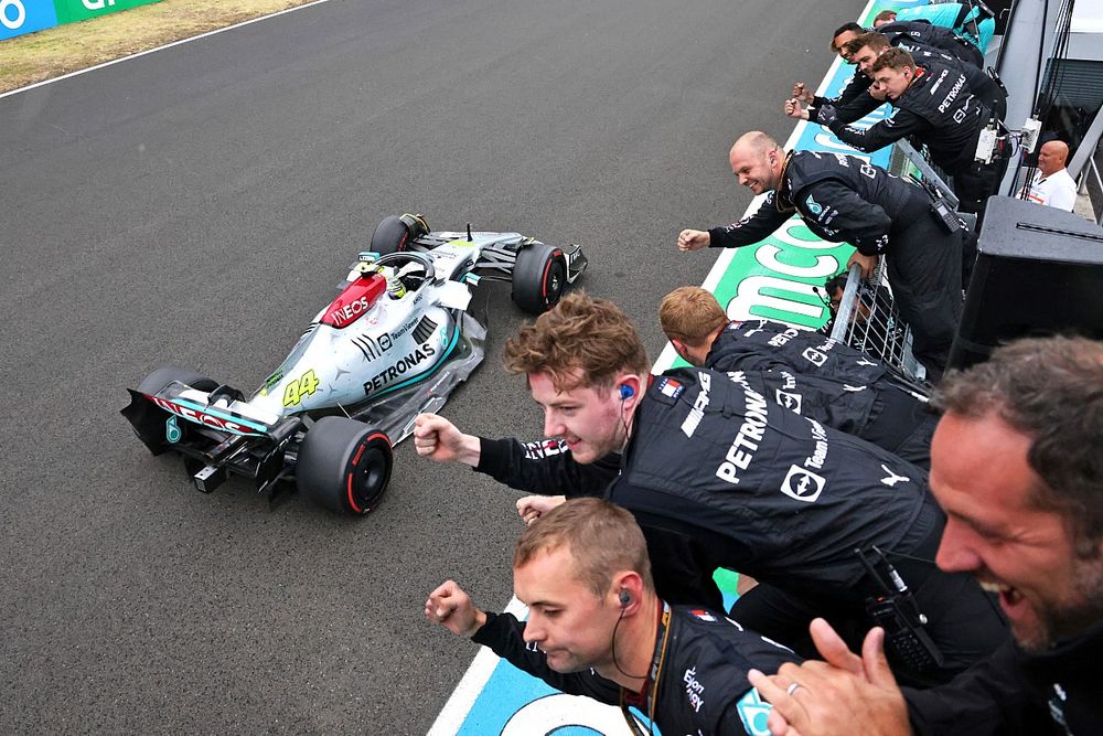 ハミルトン、後半戦に向け確かな手応え。フェラーリ勢を下したことは「メルセデスにとって大きな意味がある」