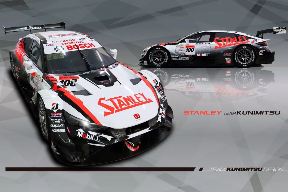チーム特注品 STANLEY CIVIC TYPE R 2025 スタンレー国光 今年のSTANLEY TEAM KUNIMITSUは白黒基調！ スーパーGT・GT500今季