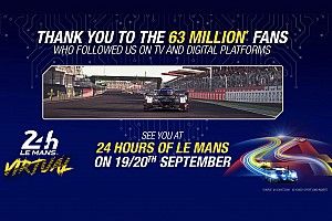 Le Mans 24h Virtual receives record TV and digital audiences