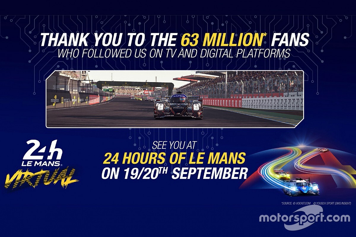 Los impresionantes números de Le Mans Virtual