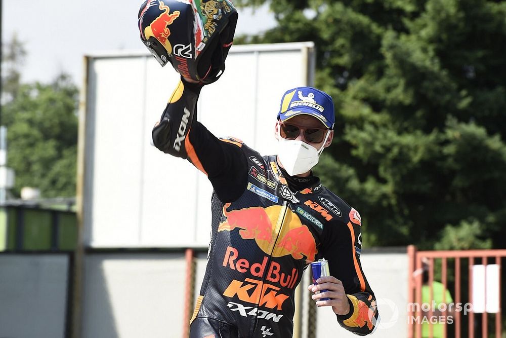 Race winner Brad Binder, Red Bull KTM Factory Racing