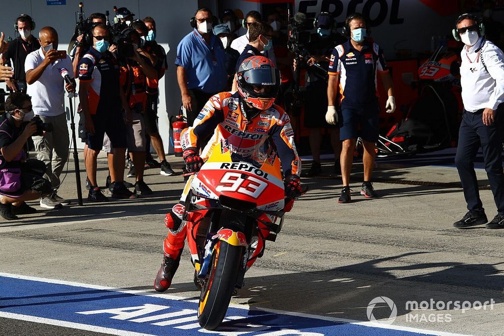 Schwantz su Marquez: "Più a lungo non guida, più sarà difficile il ritorno"