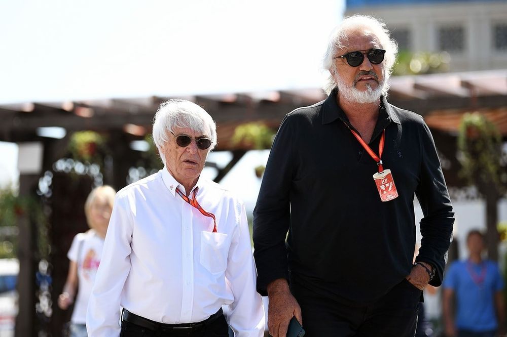 Bernie Ecclestone y Flavio Briatore