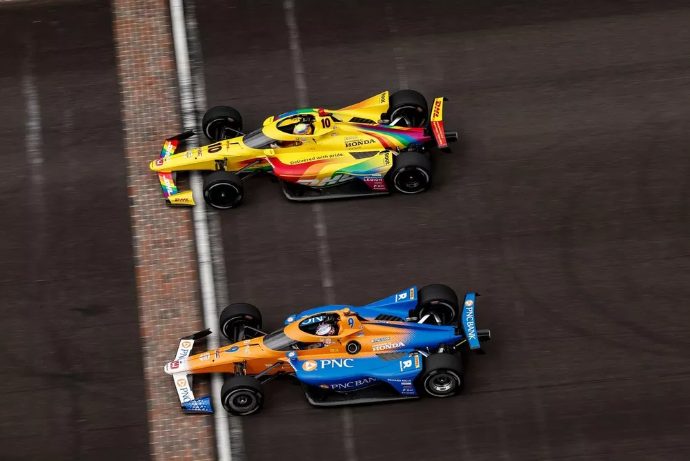 Scott Dixon, Chip Ganassi Racing Honda, Alex Palou, Chip Ganassi Racing Honda