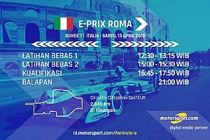 Jadwal Formula E E-Prix Roma