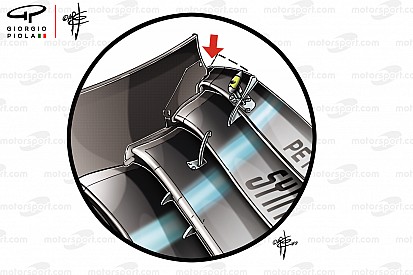 Mercedes: cuando el "diablo" se esconde en los detalles del nuevo alerón delantero