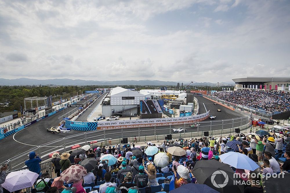 Oliver Rowland, Nissan e.Dams, Nissan IMO1, Jean-Eric Vergne, DS TECHEETAH, DS E-Tense FE19, Antonio Felix da Costa, BMW I Andretti Motorsports, BMW iFE.18, Daniel Abt, Audi Sport ABT Schaeffler, Audi e-tron FE05, Alexander Sims, BMW I Andretti Motorsports, BMW iFE.18, Andre Lotterer, DS TECHEETAH, DS E-Tense FE19 