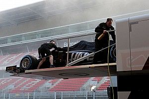 VIDEO: Haas es el primer equipo en rodar en Barcelona