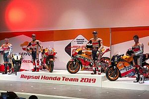 Honda: ecco i colori Repsol delle RC213V del "dream team" formato da Marquez e Lorenzo