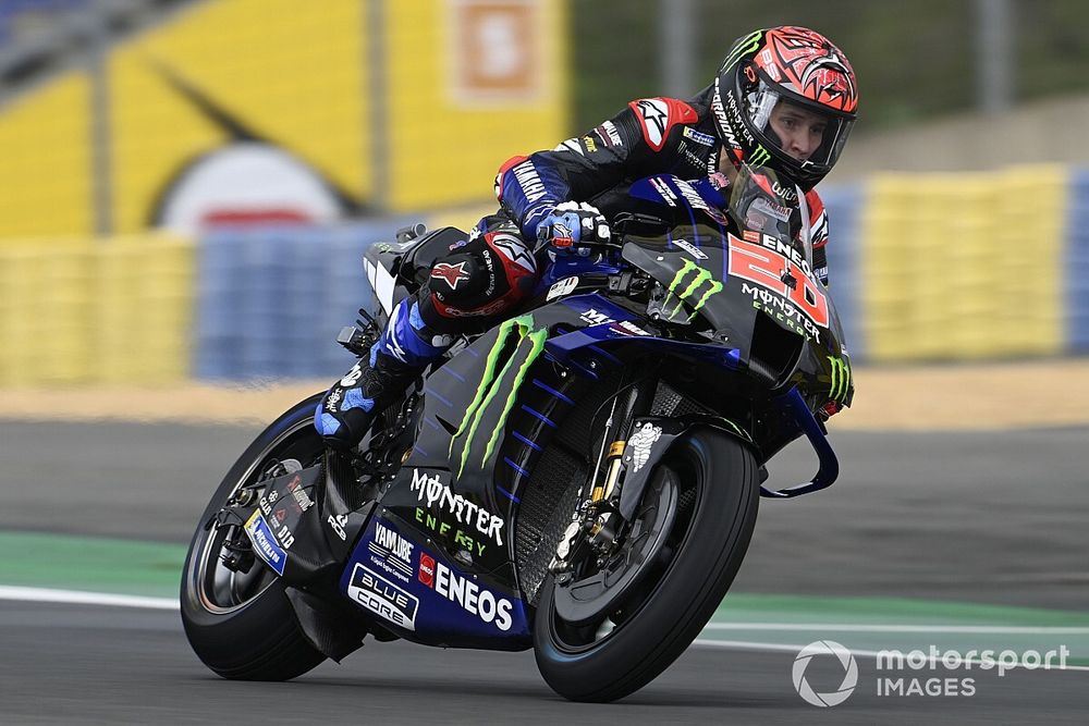 Quartararo en délicatesse avec les pneus malgré son bon chrono